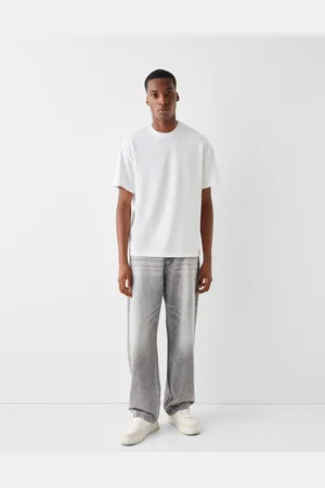 Bershka Jeans Baggy Uomo 42 (Eu 36)