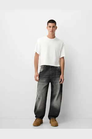 Bershka Jeans Baggy Balloon Uomo 40 (Eu 34)
