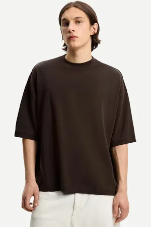 Bershka Maglietta Maniche Corte Boxy Uomo S