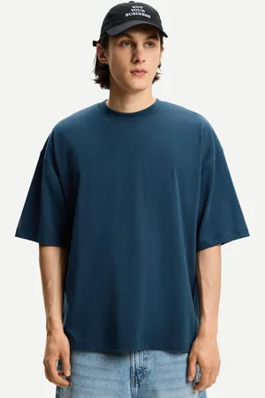 Bershka Maglietta A Maniche Corte Oversize Uomo Xs