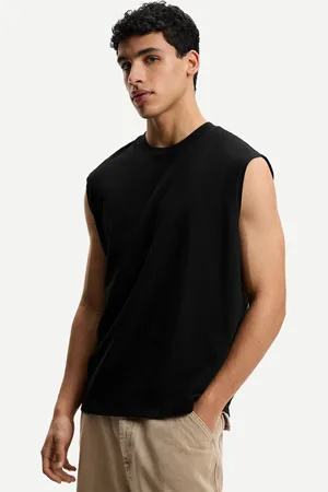 Bershka Magliette Senza Maniche Uomo L