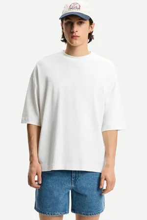 Bershka Maglietta Maniche Corte Boxy Uomo S