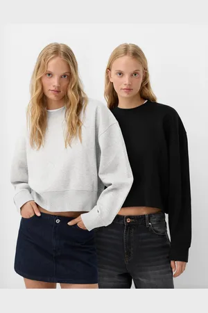 Bershka Pack 2 Felpe Regular Donna Xs
