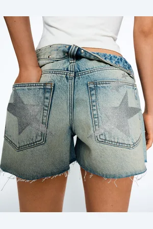 Bershka Short Denim Donna 38 (Eu 34)
