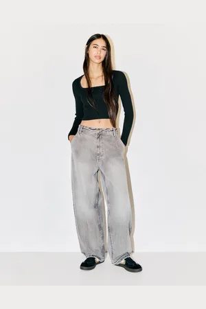 Bershka Maglia Con Scollo Quadrato E Fiocco Donna L