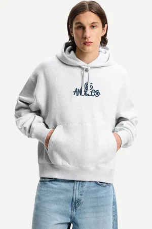 Bershka Felpa Boxy Con Cappuccio E Ricamo Uomo Xl