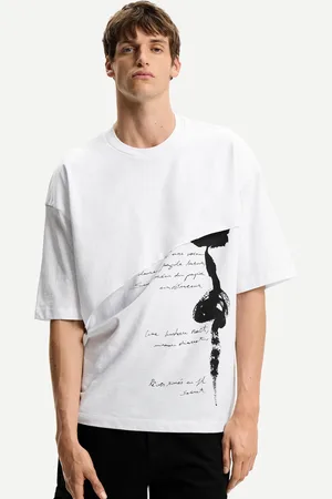 Bershka Maglietta A Maniche Corte Oversize Uomo S