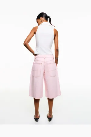 Bershka Bermuda Gomito Denim Donna 46 (Eu 42)