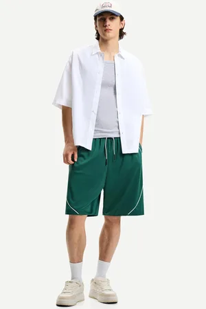 Bershka Bermuda In Rete Uomo L