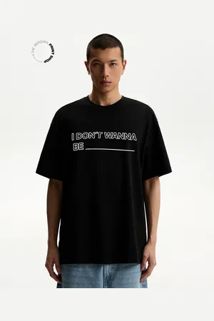 Bershka Maglietta A Maniche Corte Con Stampa Uomo S