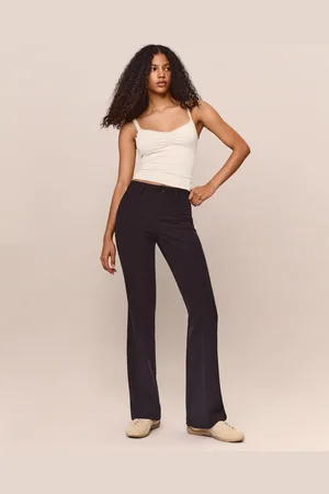 Bershka Pantaloni Bootcut Low Rise Donna 46 (Eu 42)
