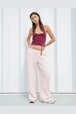 Bershka Pantaloni Felpa Wide Leg Donna M