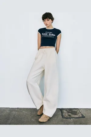 Bershka Pantaloni In Felpa Barrel Donna L