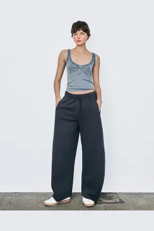 Bershka Pantaloni In Felpa Barrel Donna L