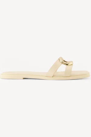 Bershka Sandali Bassi Con Dettaglio Metallico Donna 38