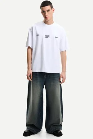 Bershka Jeans Megabaggy Uomo 42 (Eu 36)
