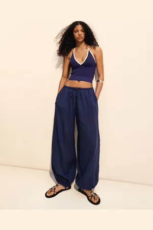 Bershka Pantaloni Sarouel Donna Xs