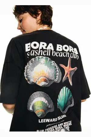 Bershka Maglietta A Maniche Corte Con Stampa Donna S