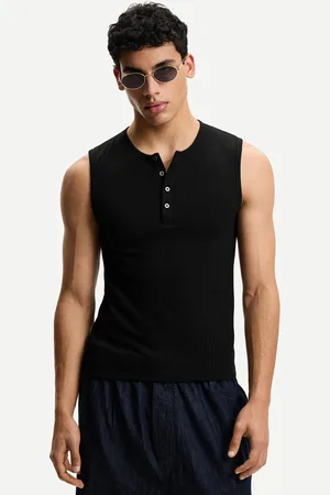 Bershka Top Con Bottoni Uomo Xl