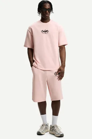 Bershka Bermuda Felpa Stampa Uomo S