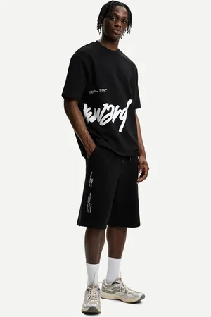 Bershka Bermuda Felpa Stampa Uomo S