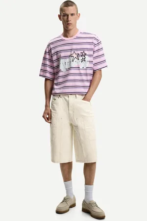Bershka Bermuda Skater Carpenter Uomo 42 (Eu 36)