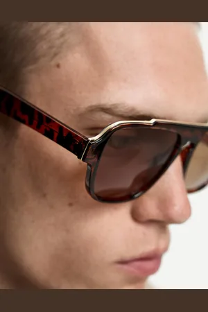 Bershka Occhiali Da Sole Con Montatura In Acetato Uomo