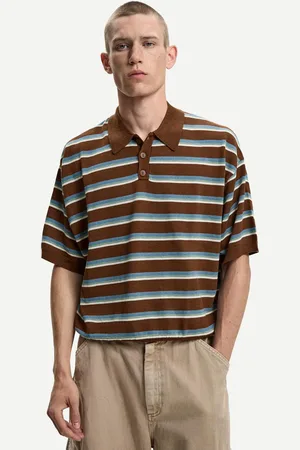 Bershka Polo A Righe Uomo M