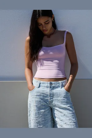 Bershka Top Bretelle Donna M