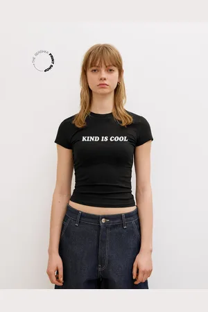 Bershka Maglietta A Maniche Corte Con Stampa Donna M