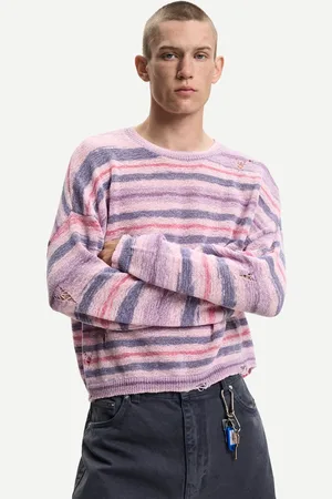 Bershka Maglia Strappi Uomo L