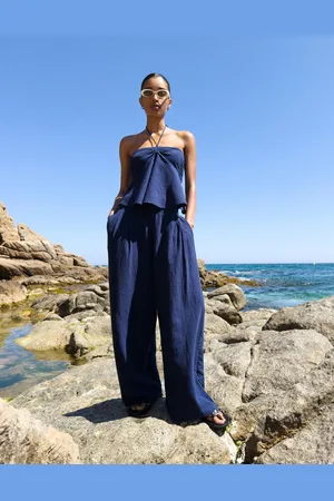 Bershka Top A Fascia Semplice Donna M
