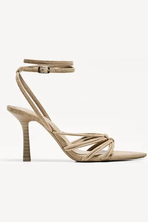 Bershka Sandali Tacco Fascette Con Cinturino Donna 36