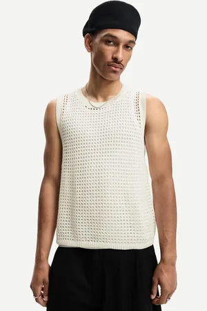 Bershka Canotta Mesh Uomo M