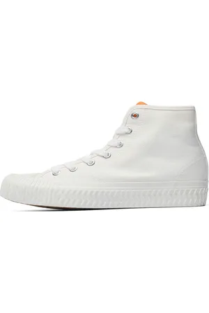 Bianco Scarpe Da Ginnastica Alte