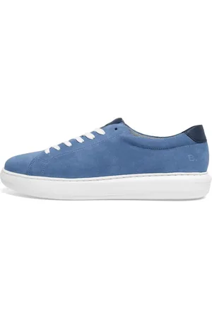 Bianco Sneakers In Pelle Scamosciata