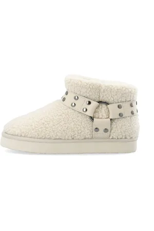 Bianco Stivali Flatform