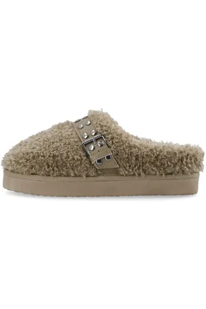 Bianco Pantofole Flatform