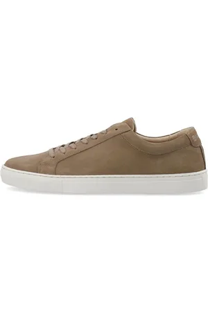 Bianco Sneakers In Pelle Scamosciata