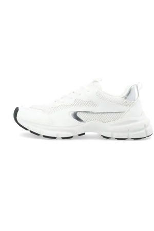 Bianco Scarpe Da Ginnastica Con La Suola Voluminosa