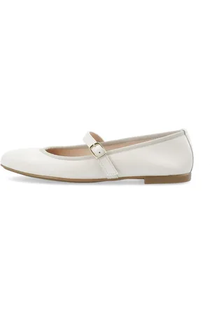 Bianco Scarpe Mary Jane
