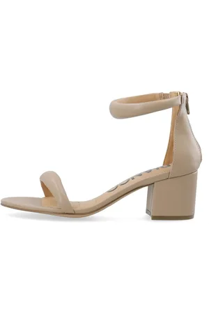 Bianco Sandali Con Fascia