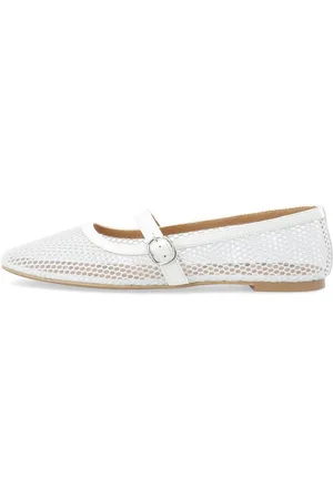 Bianco Scarpe Mary Jane