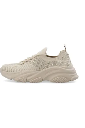 Bianco Scarpe Da Ginnastica Con La Suola Voluminosa