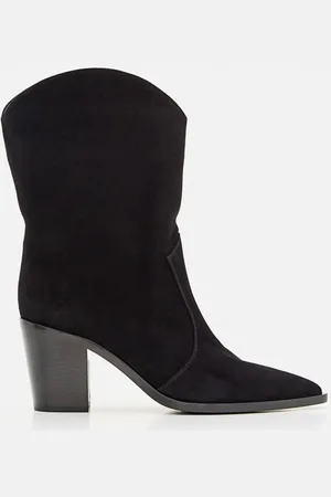 Gianvito Rossi Denver Suede Texan Boots 39