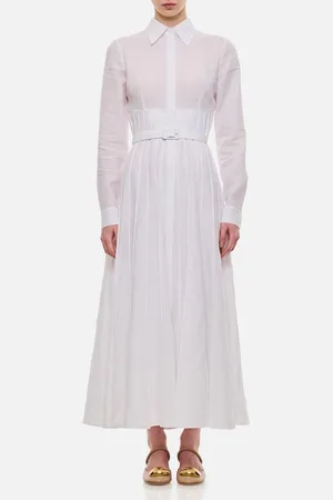 GABRIELA HEARST Dewi Abito Midi In Cotone 40