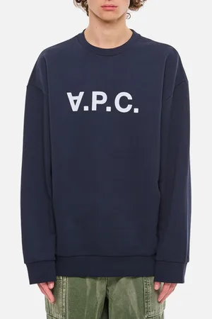 A.P.C. Felpa Girocollo Con Logo S
