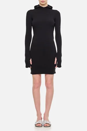 Fendi Miniabito In Lana E Seta Costine 42