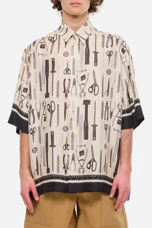 Fendi Camicia In Seta A Maniche Corte 39
