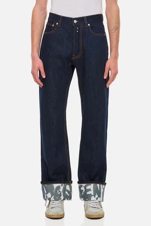 Alexander McQueen Denim Con Risvolto 48